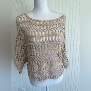 Kenar Crochet Crop Top Boho Beach top L